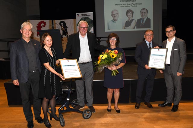 Verleihung des Anerkennungspreises. Foto: Juri Junkov