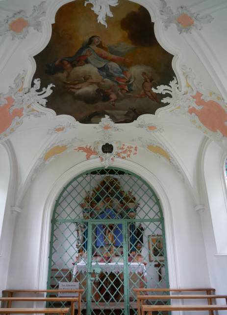 Wie eine Vorahnung des Paradieses: Der Rokoko-Innenraum der Kapelle