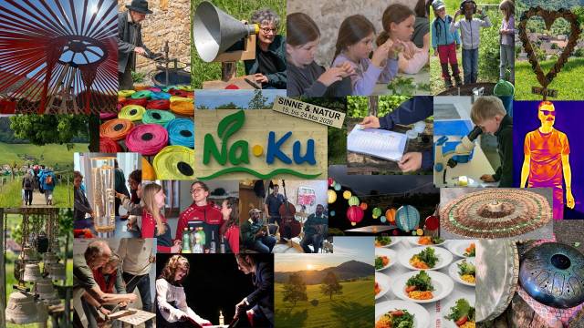 Ein kleiner Einblick in das bunte, vielfältige und überraschende Potpourri der Na-Ku 2026: Von Naturmomenten über kreative Begegnungen bis hin zu genussvollen Erlebnissen war für alle Sinne etwas dabei.