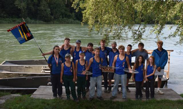 Gruppenfoto der Sektion Wallbach nach dem Rangverlesen