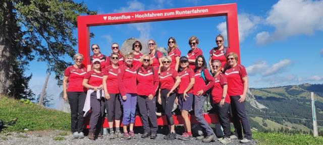 Die Frauenriege Sulz auf Vereinsreise. Foto: zVg