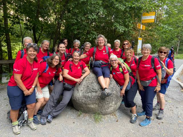 Die Frauenriege Wegenstetten auf ihrer Reise in die Innerschweiz
