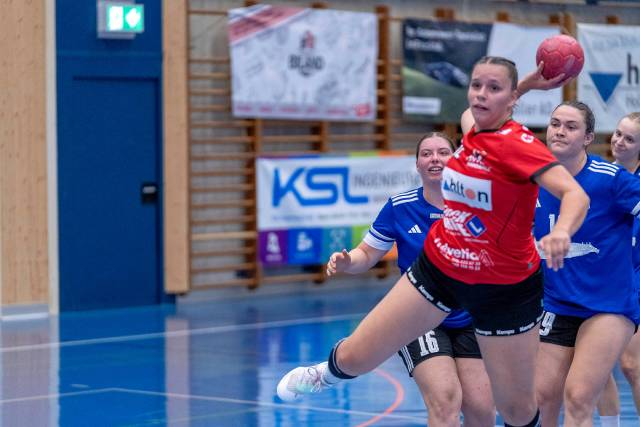 Marie Bordenet bei einem Torabschluss. Foto: zVg