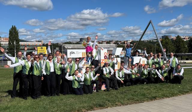 Musikgesellschaft Möhlin in Zlín. Foto: zVg