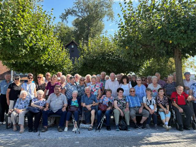Die Senioren aus Gansingen genossen ihre informative Reise.