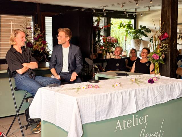 Die Lesung mit Chantal Meng fand im Atelier Floral in Gipf-Oberfrick statt. Foto: Silvana Frigeri  