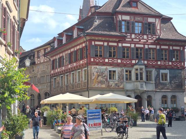 Rundgang in Stein am Rhein. Foto: Sarah Brutschi 