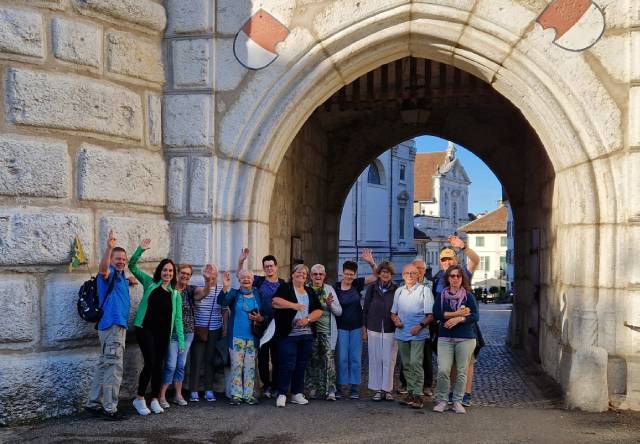 Die Samariterinnen und Samariter genossen den Ausflug in die Geschichte und die geschichtsträchtige Stadt Solothurn.