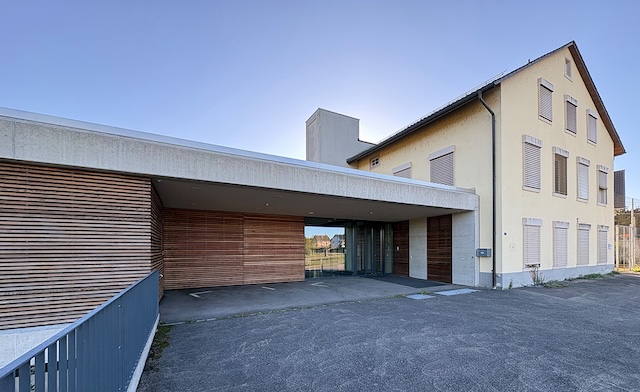 In der ehemaligen HPS in Rheinfelden entsteht eine neue Tagessonderschule der Stiftung Kinderheim Brugg. Foto: zVg