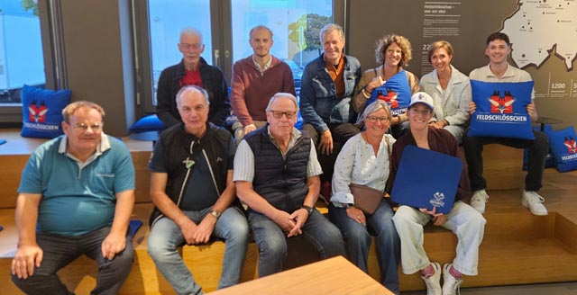 Gruppenfoto der Ehren- und Passivmitgliederausflug 2026. Foto: zVg