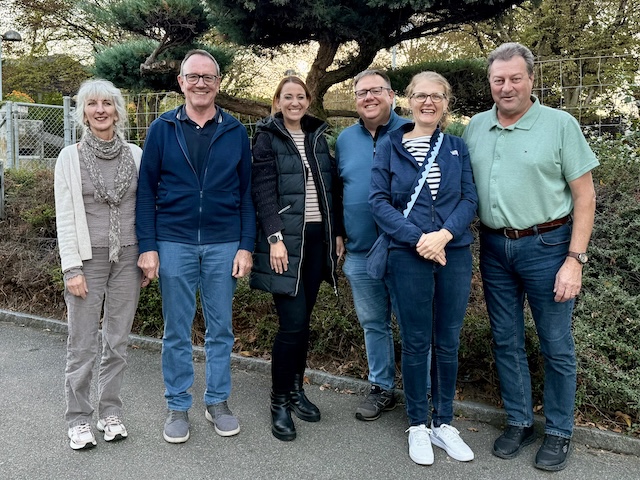 Der slowUp-Vorstand (von links): Susanne Hörth, Werner Müller, Anna Haas, Manuel Polder, Sabrina Michel und Franz Ruckli. Es fehlt Rafael Ruckli. Foto: Jörg Wägli