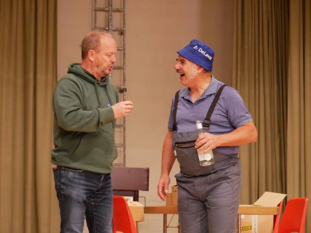 Impressionen von der Theaterprobe in Eiken
